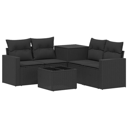 Set Pohovek 6 Ks Poly Ratan A Ocel
