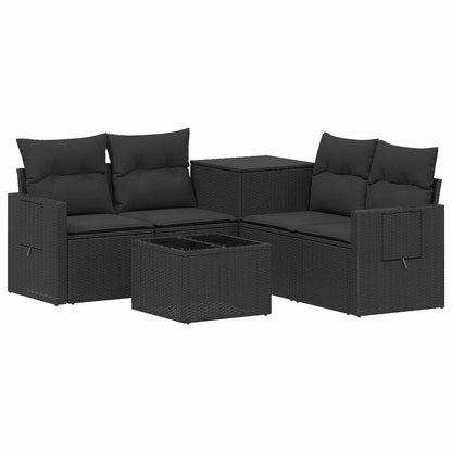 Set Pohovek 6 Ks Poly Ratan A Ocel