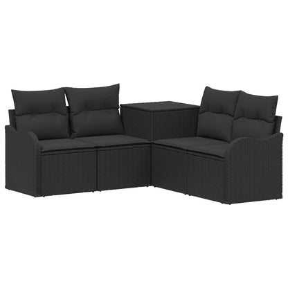 Set Pohovek 5 Ks Poly Ratan A Ocel