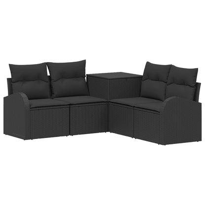 Set Pohovek 5 Ks Poly Ratan A Ocel