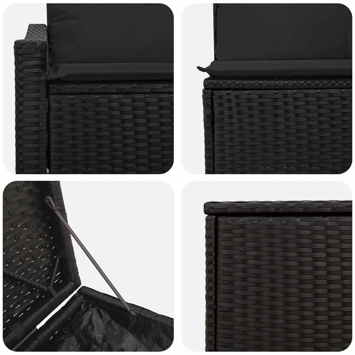 Set Pohovek 5 Ks Poly Ratan A Ocel