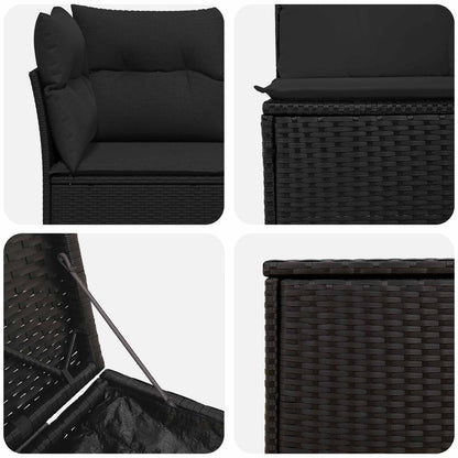 Set Pohovek 5 Ks Poly Ratan A Ocel