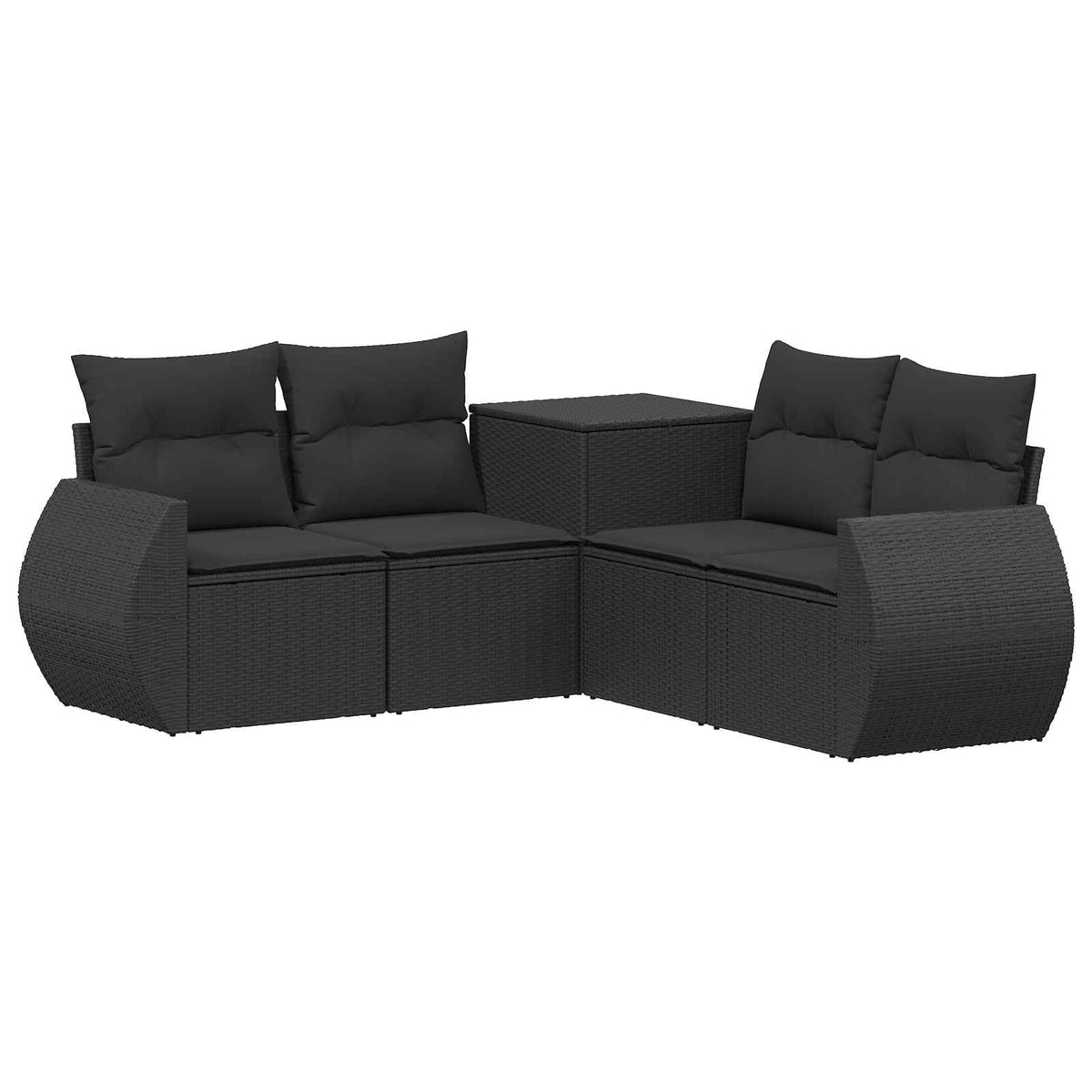 Set Pohovek 5 Ks Poly Ratan A Ocel