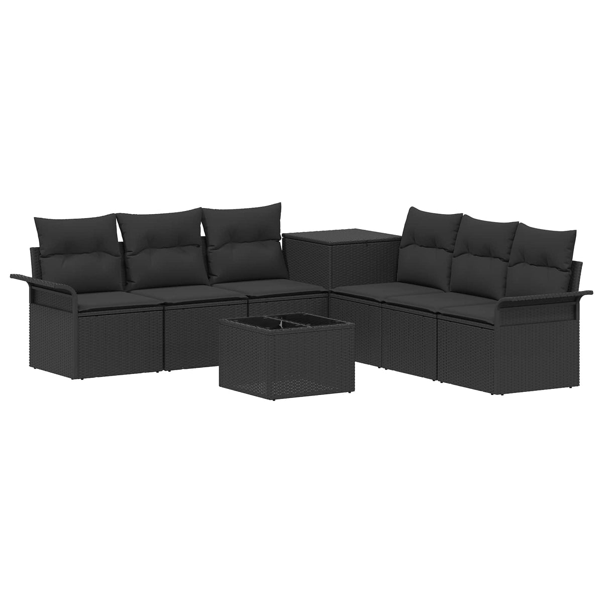 Set Pohovek 8 Ks Poly Ratan A Ocel