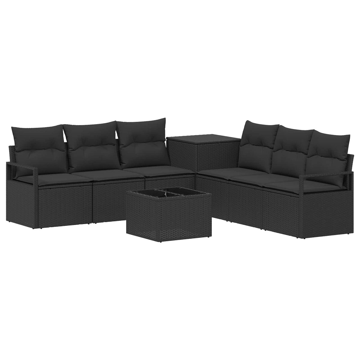 Set Pohovek 8 Ks Poly Ratan A Ocel