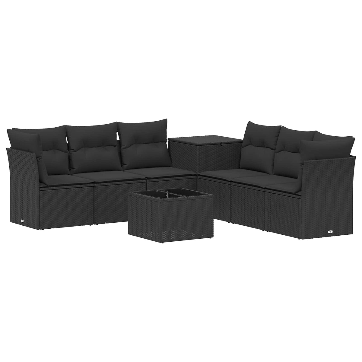 Set Pohovek 8 Ks Poly Ratan A Ocel