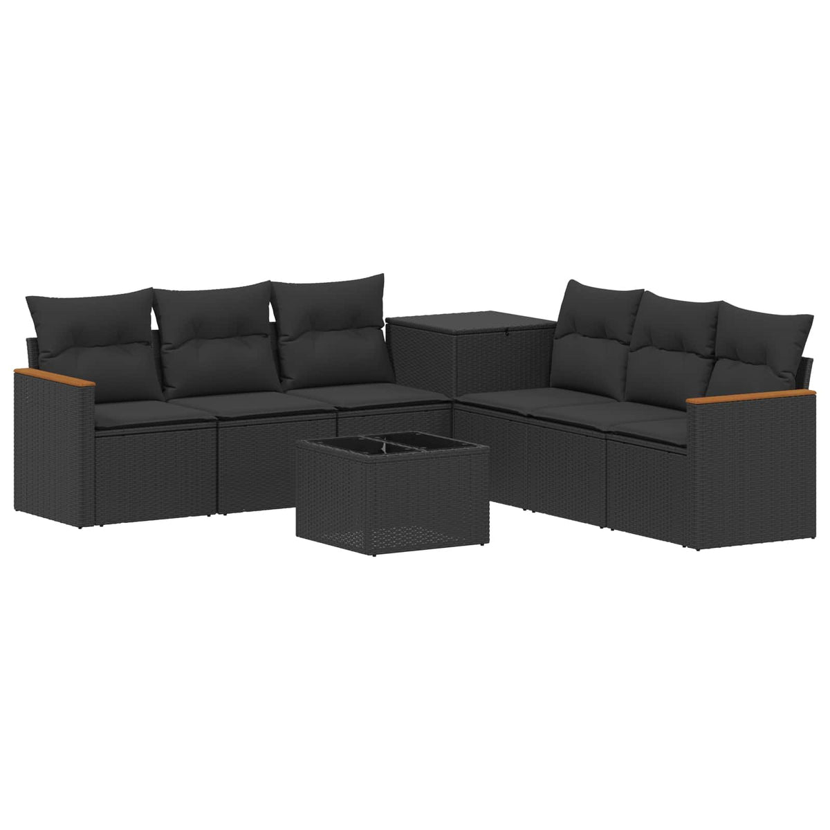 Set Pohovek 8 Ks Poly Ratan A Ocel