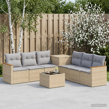 Set Pohovek 8 Ks Poly Ratan A Ocel