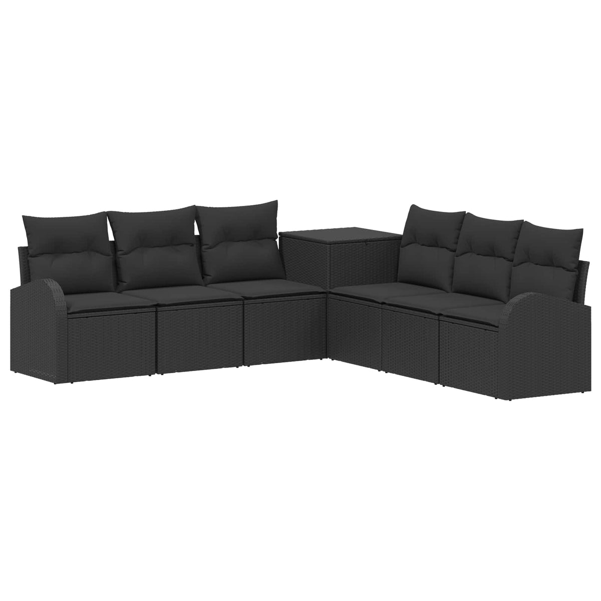 Set Pohovek 7 Ks Poly Ratan A Ocel