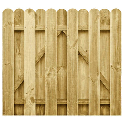 Zahradní Brána 100 X 100 Cm Masivní Borovicové Dřevo Zelená