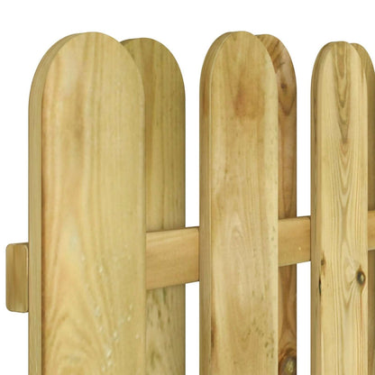 Zahradní Brána 100 X 125 Cm Masivní Borovicové Dřevo Zelená