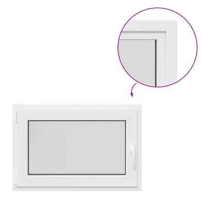 Okeno Do Suterénu Risor 90 X 70 Cm Pvc A Sklo Bílá