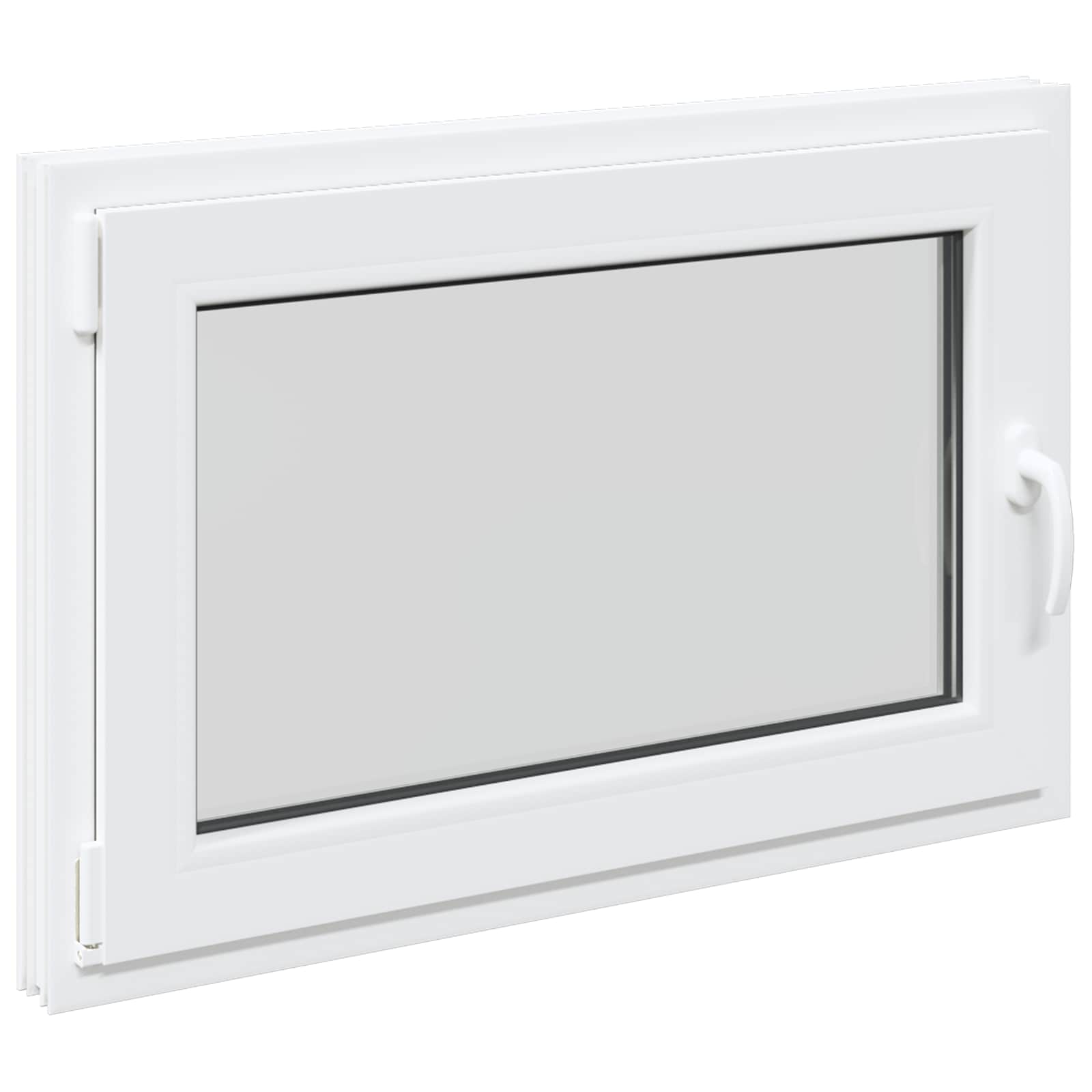 Okeno Do Suterénu Risor 90 X 70 Cm Pvc A Sklo Bílá