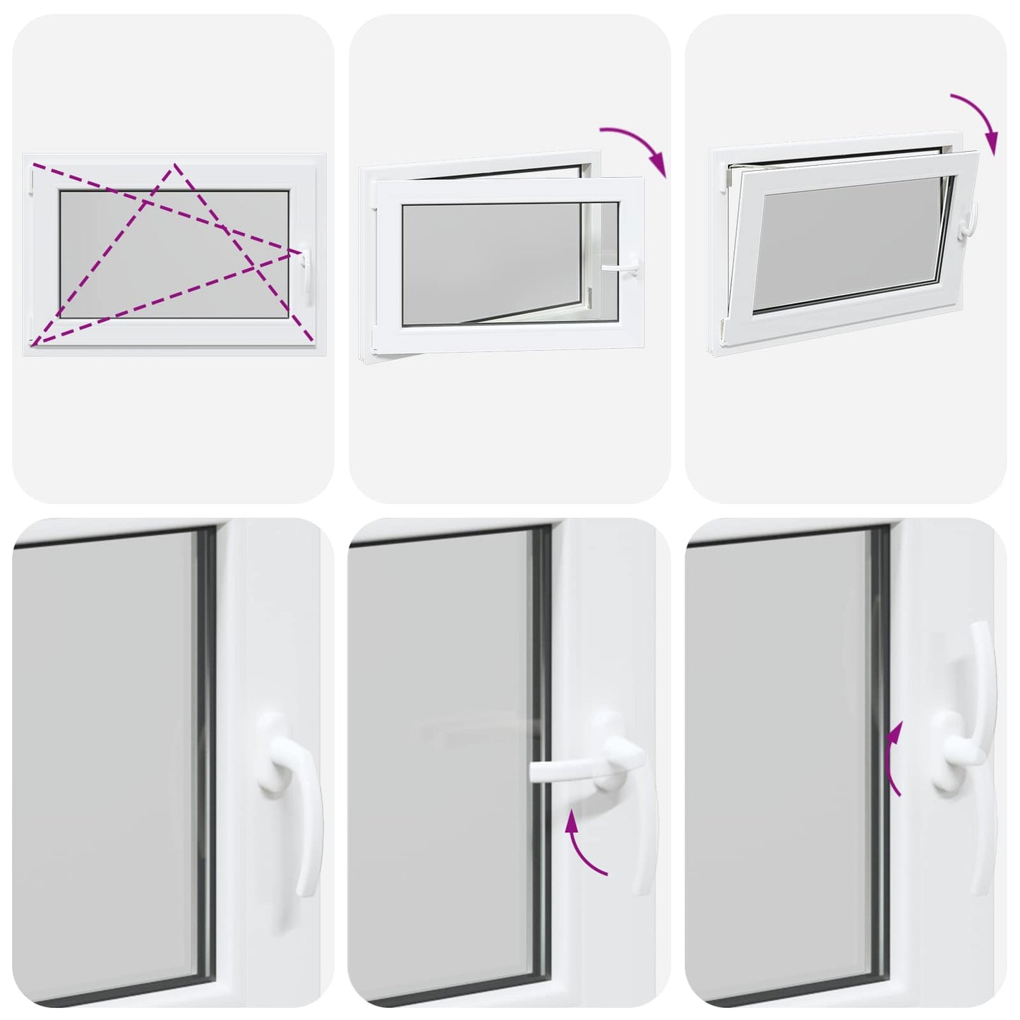Okeno Do Suterénu Risor 90 X 70 Cm Pvc A Sklo Bílá