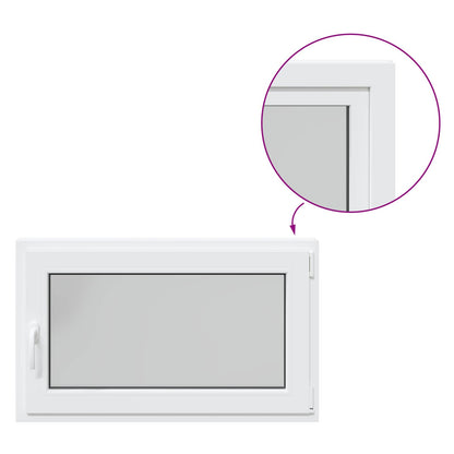 Okeno Do Suterénu Risor 100 X 60 Cm Pvc A Sklo Bílá