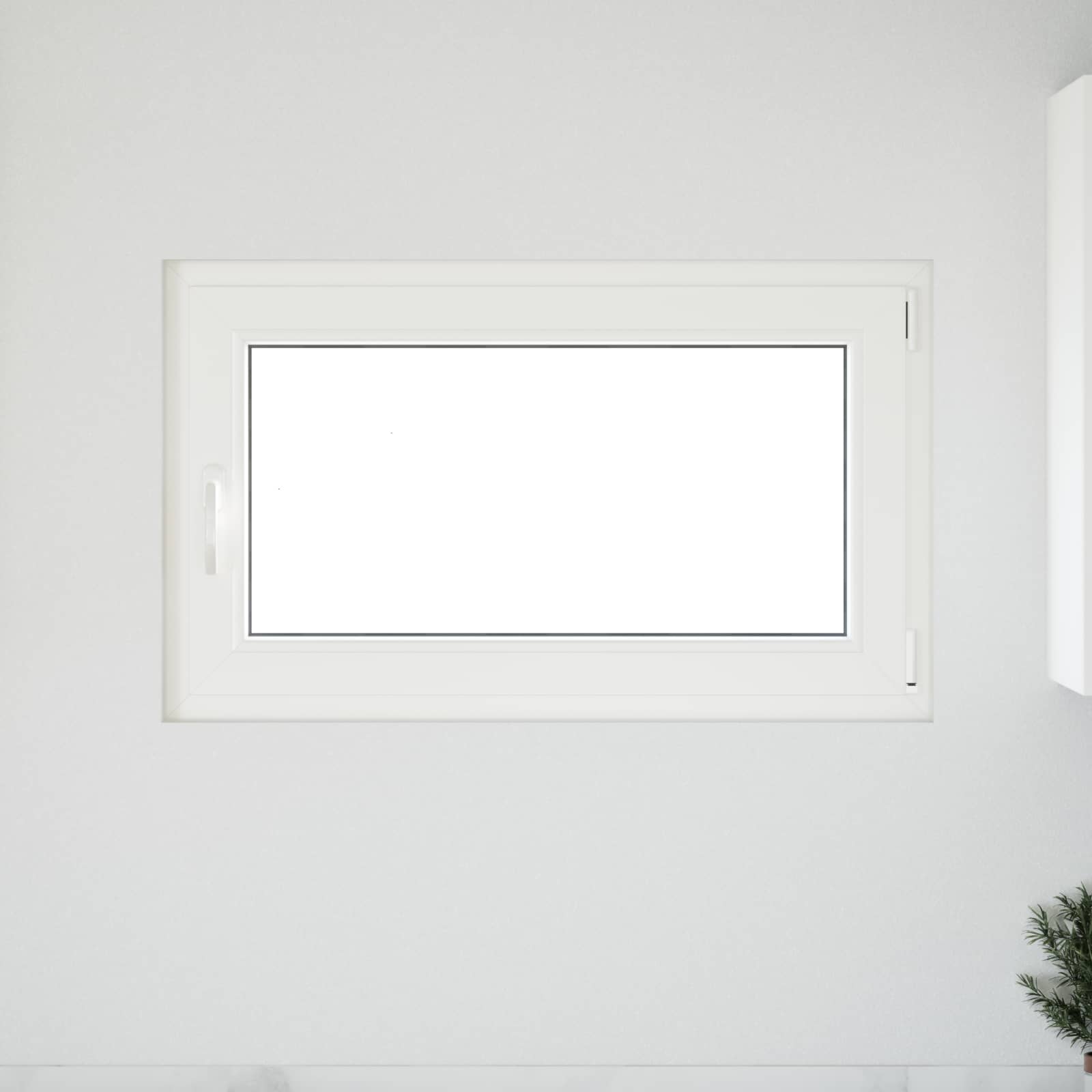 Okeno Do Suterénu Risor 100 X 60 Cm Pvc A Sklo Bílá