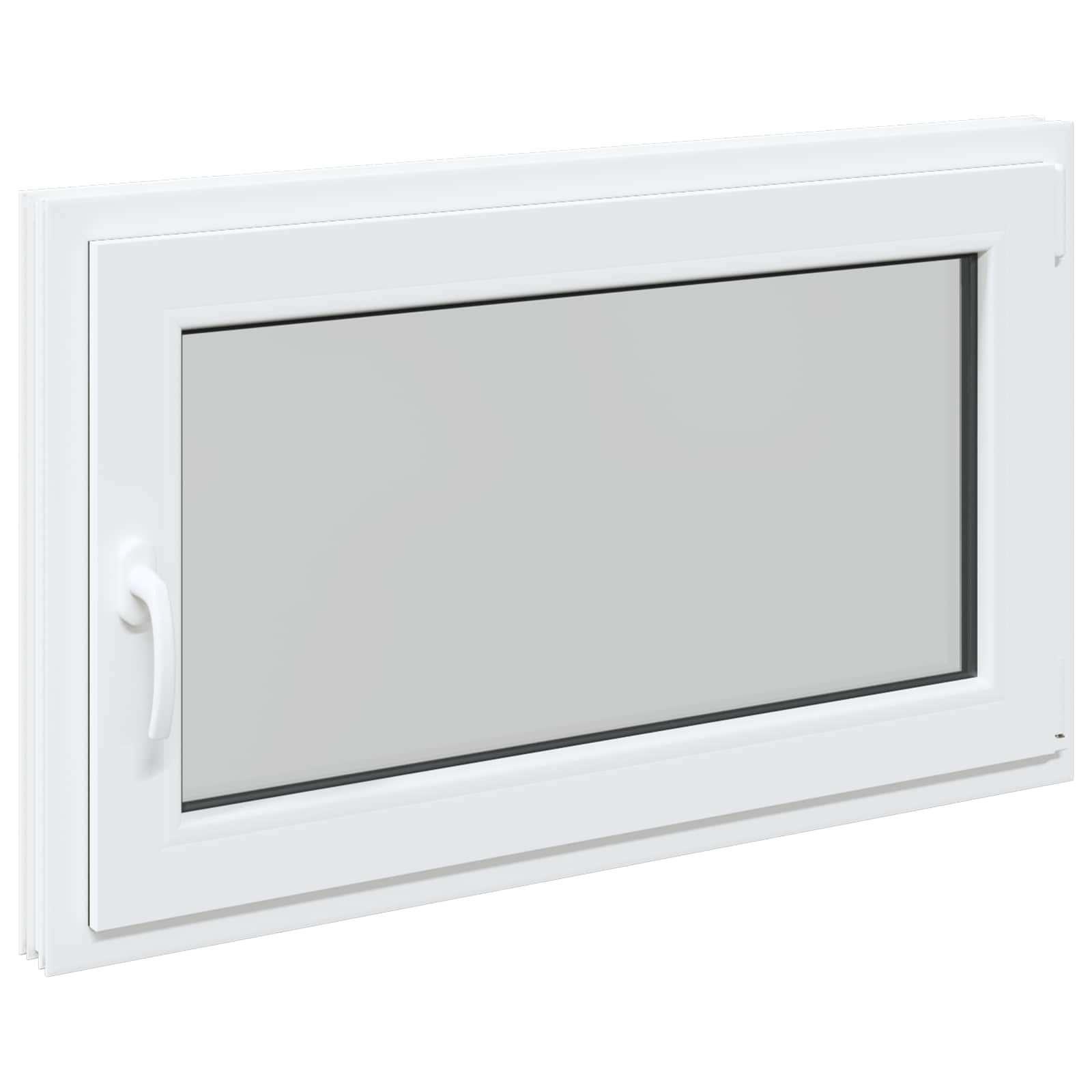 Okeno Do Suterénu Risor 100 X 60 Cm Pvc A Sklo Bílá