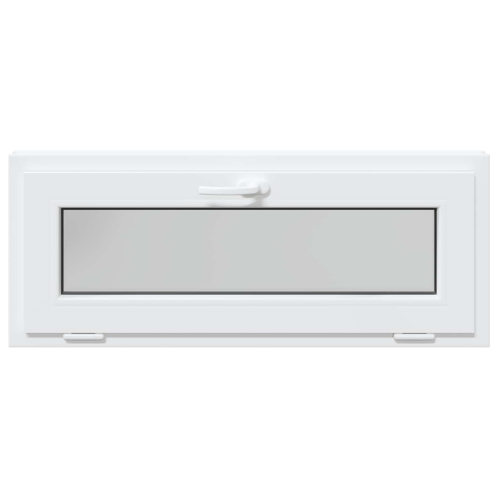 Okeno Do Suterénu Risor 100 X 40 Cm Pvc A Sklo Bílá