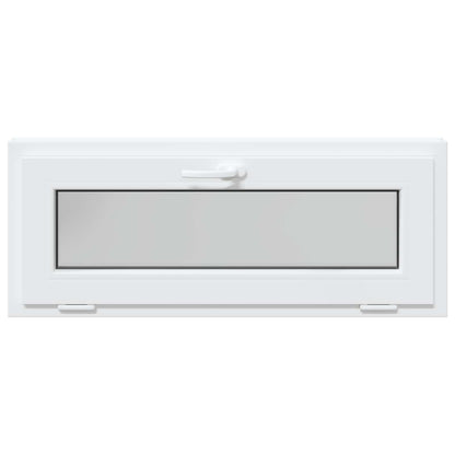 Okeno Do Suterénu Risor 100 X 40 Cm Pvc A Sklo Bílá