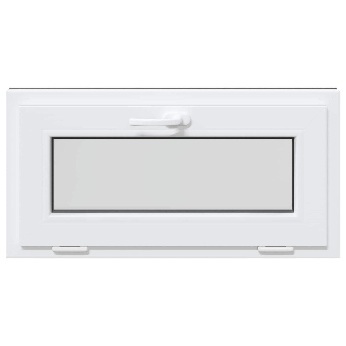 Okeno Do Suterénu Risor 80 X 40 Cm Pvc A Sklo Antracitová
