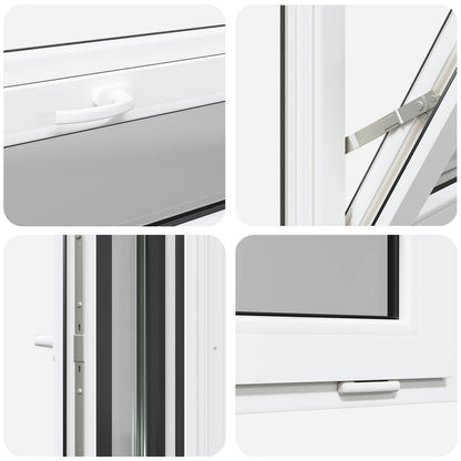 Okeno Do Suterénu Risor 80 X 40 Cm Pvc A Sklo Antracitová