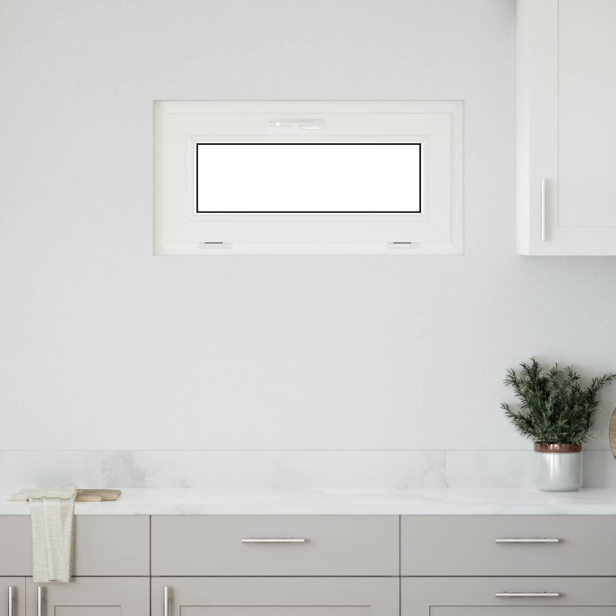 Okeno Do Suterénu Risor 80 X 40 Cm Pvc A Sklo Antracitová