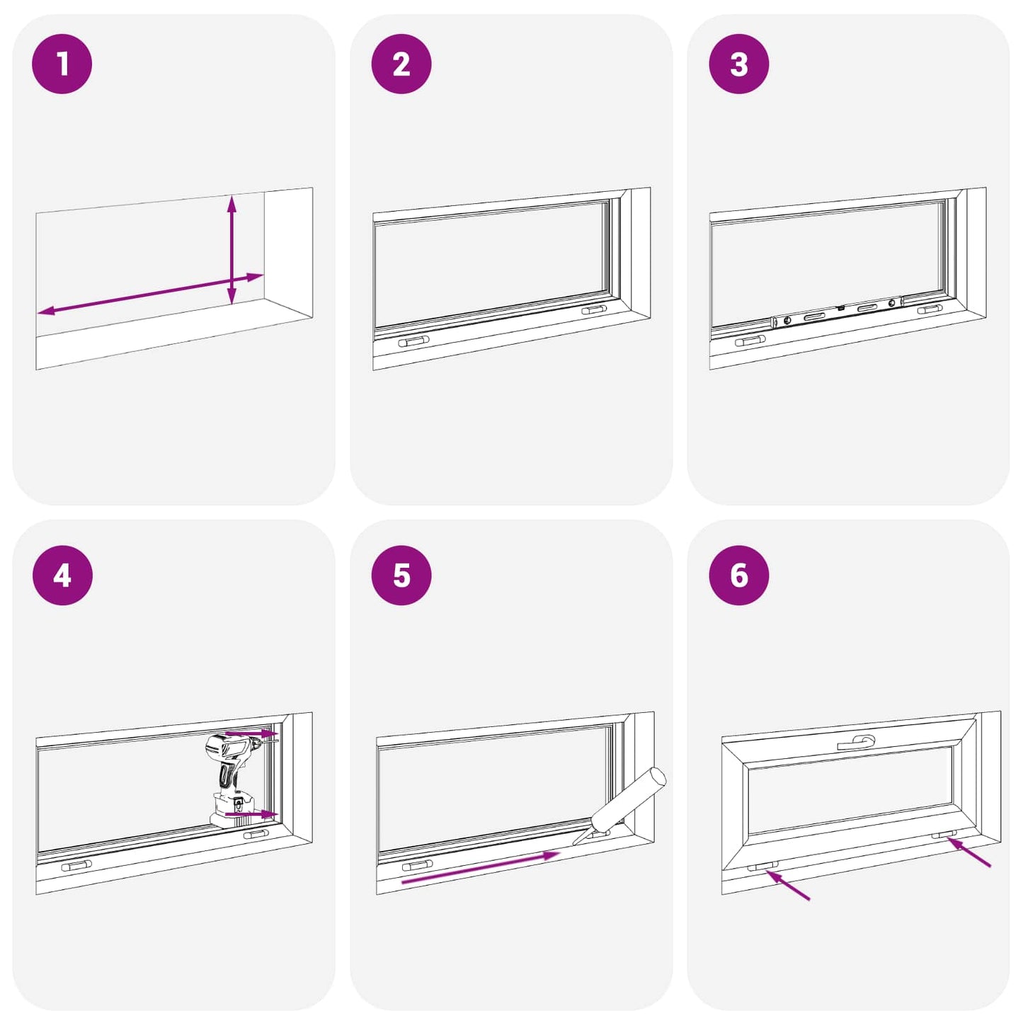 Okeno Do Suterénu Risor 80 X 40 Cm Pvc A Sklo Antracitová