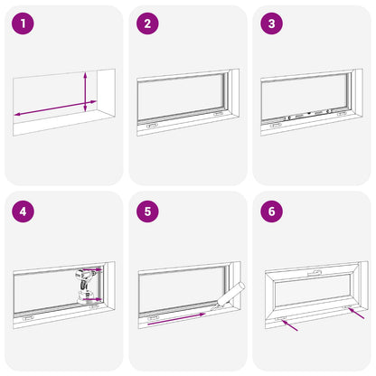 Okeno Do Suterénu Risor 80 X 40 Cm Pvc A Sklo Antracitová