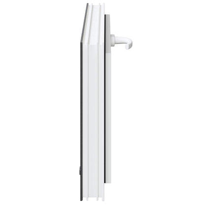 Okeno Do Suterénu Risor 80 X 40 Cm Pvc A Sklo Antracitová