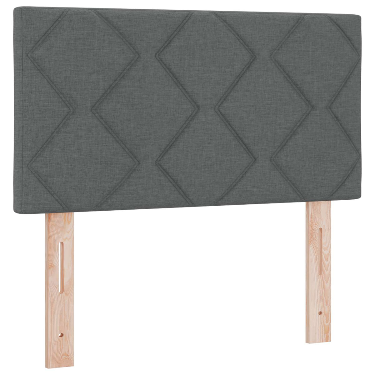 Postel Boxspring S Matrací Tmavě Šedá 100 X 200 Cm Textil