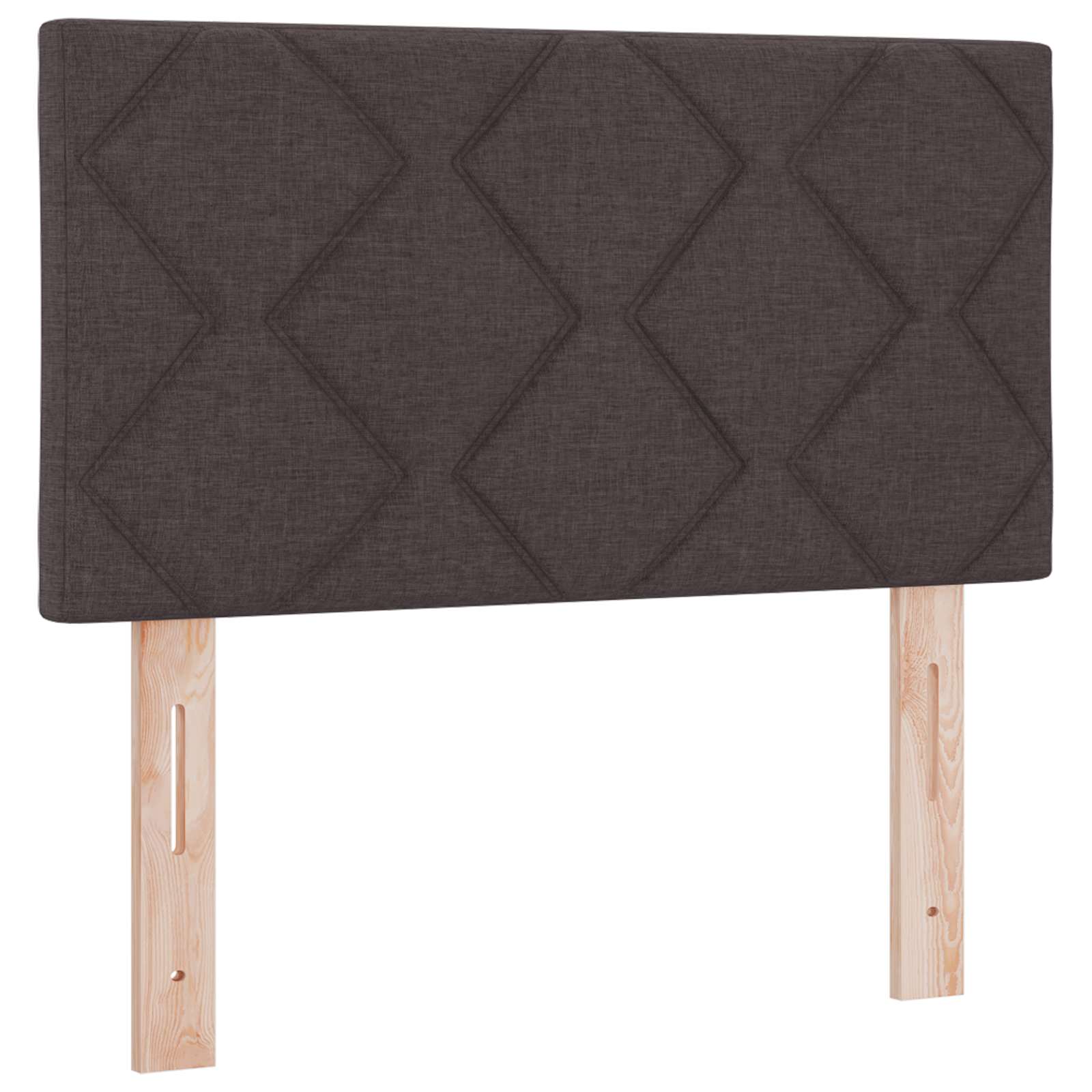 Postel Boxspring S Matrací Tmavě Hnědá 100 X 200 Cm Textil