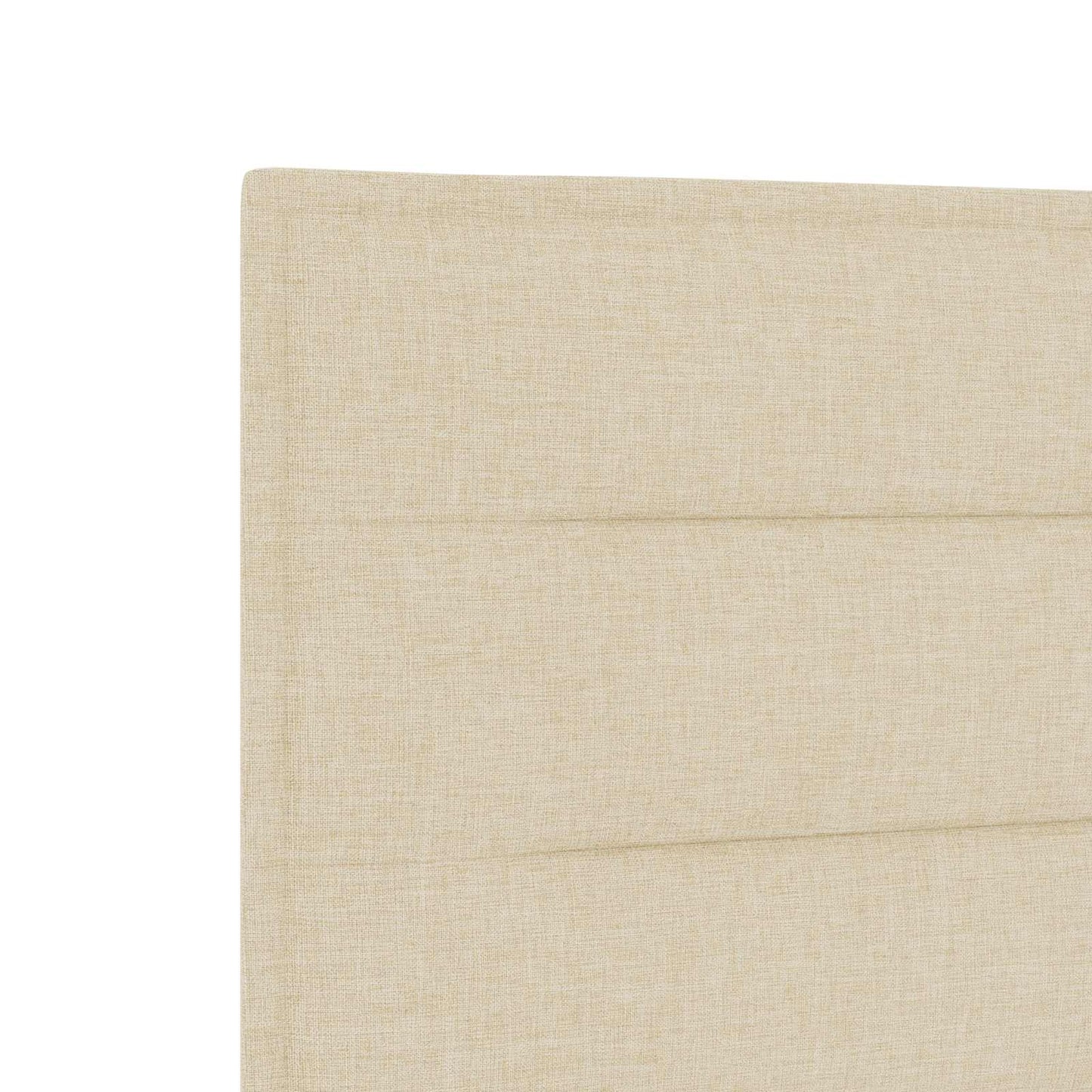 Postel Boxspring S Matrací S Čelo Krémová 120 X 190 Cm Textil