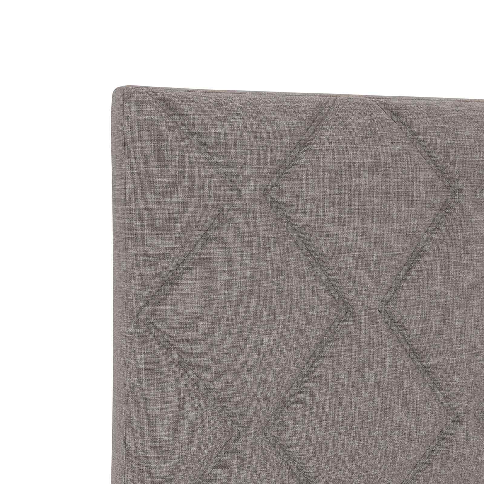 Postel Boxspring S Matrací S Čelo Taupe 120 X 190 Cm Textil
