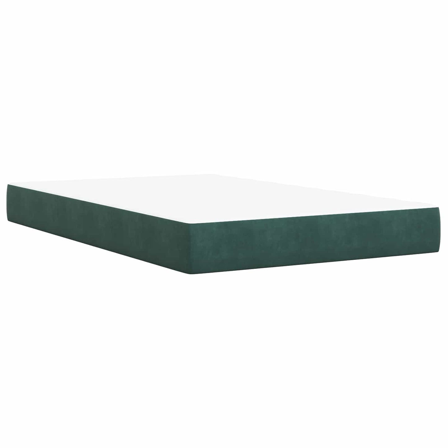Postel Boxspring S Matrací Tmavě Zelená 120 X 200 Cm Samet