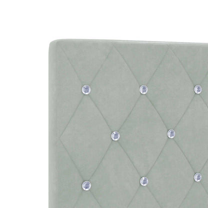 Postel Boxspring S Matrací S Čelo 90 X 190 Cm Samet