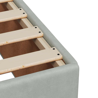 Postel Boxspring S Matrací S Čelo 90 X 190 Cm Samet