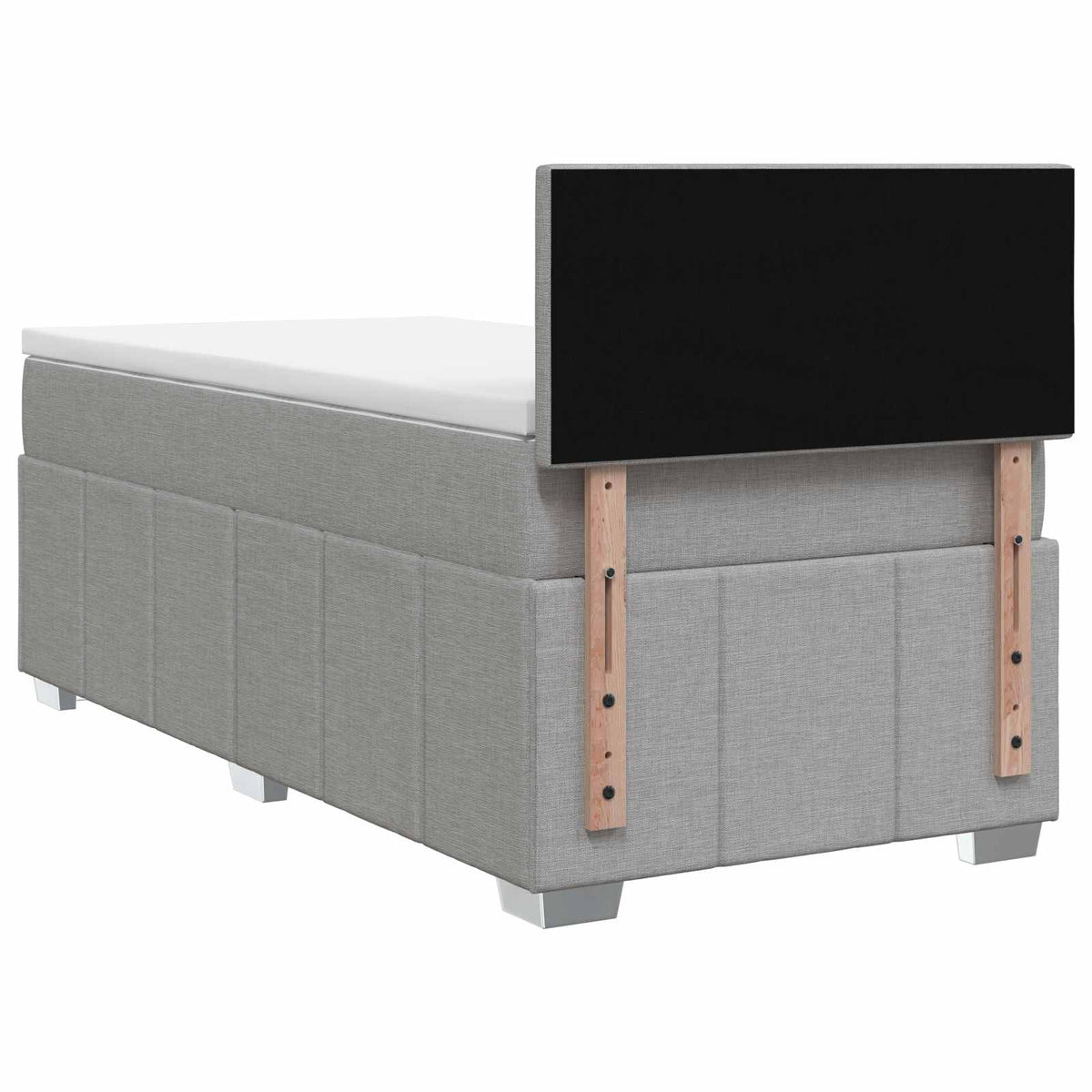 Postel Boxspring S Matrací 90 X 190 Cm Textil