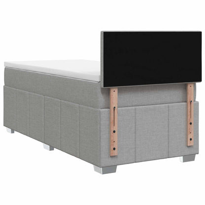 Postel Boxspring S Matrací 90 X 190 Cm Textil