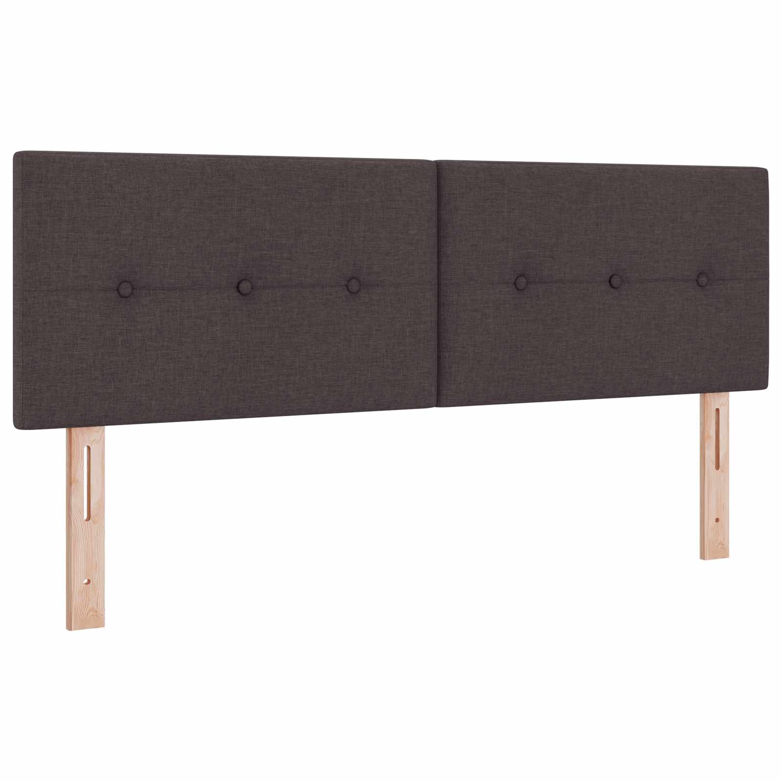 Postel Boxspring S Matrací Tmavě Hnědá 140 X 190 Cm Textil