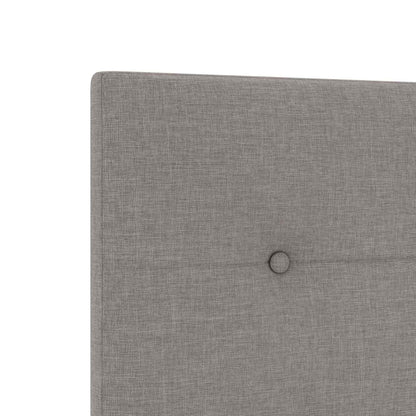 Postel Boxspring S Matrací S Čelo Taupe 140 X 200 Cm Textil