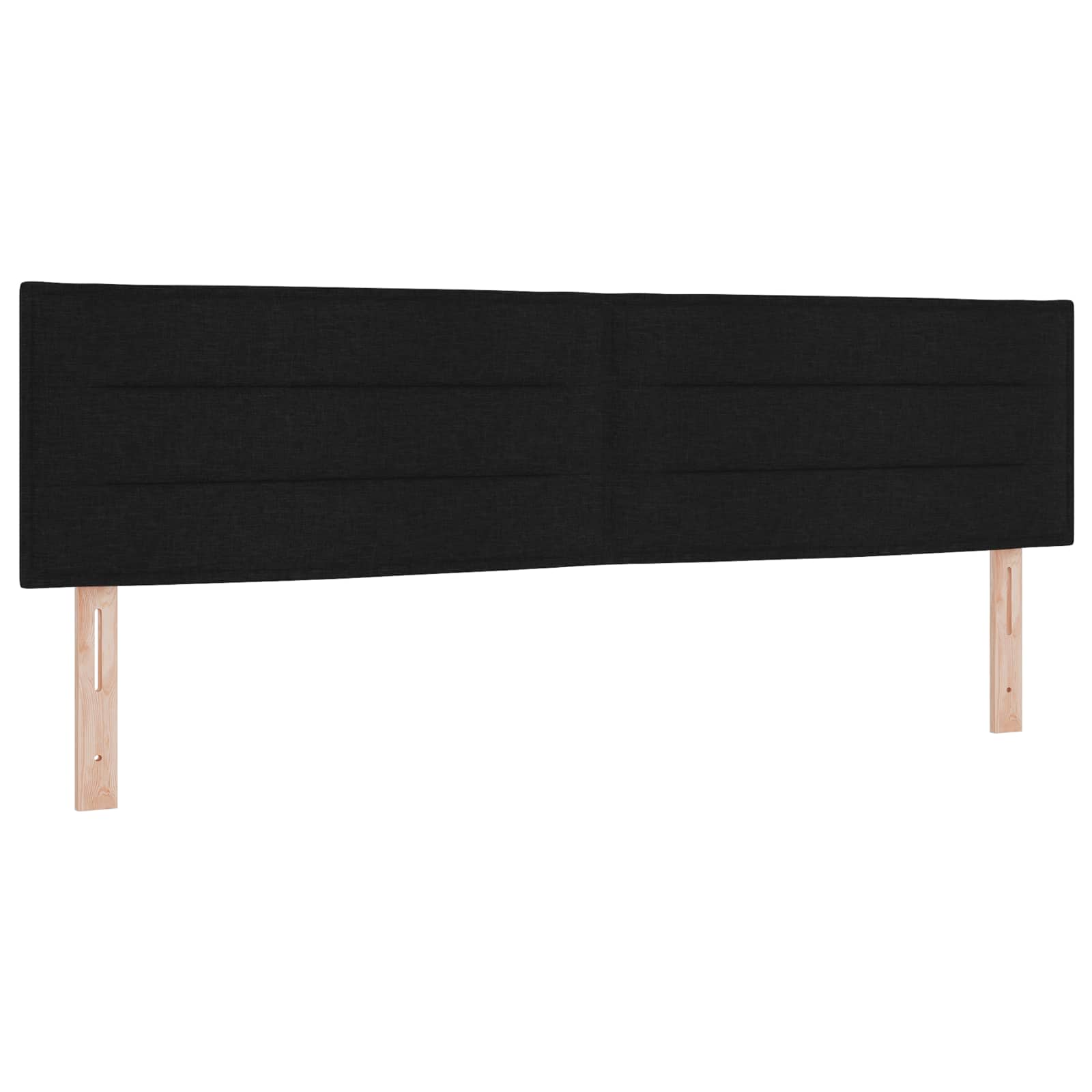 Postel Boxspring S Matrací S Čelo Černá 180 X 200 Cm Textil
