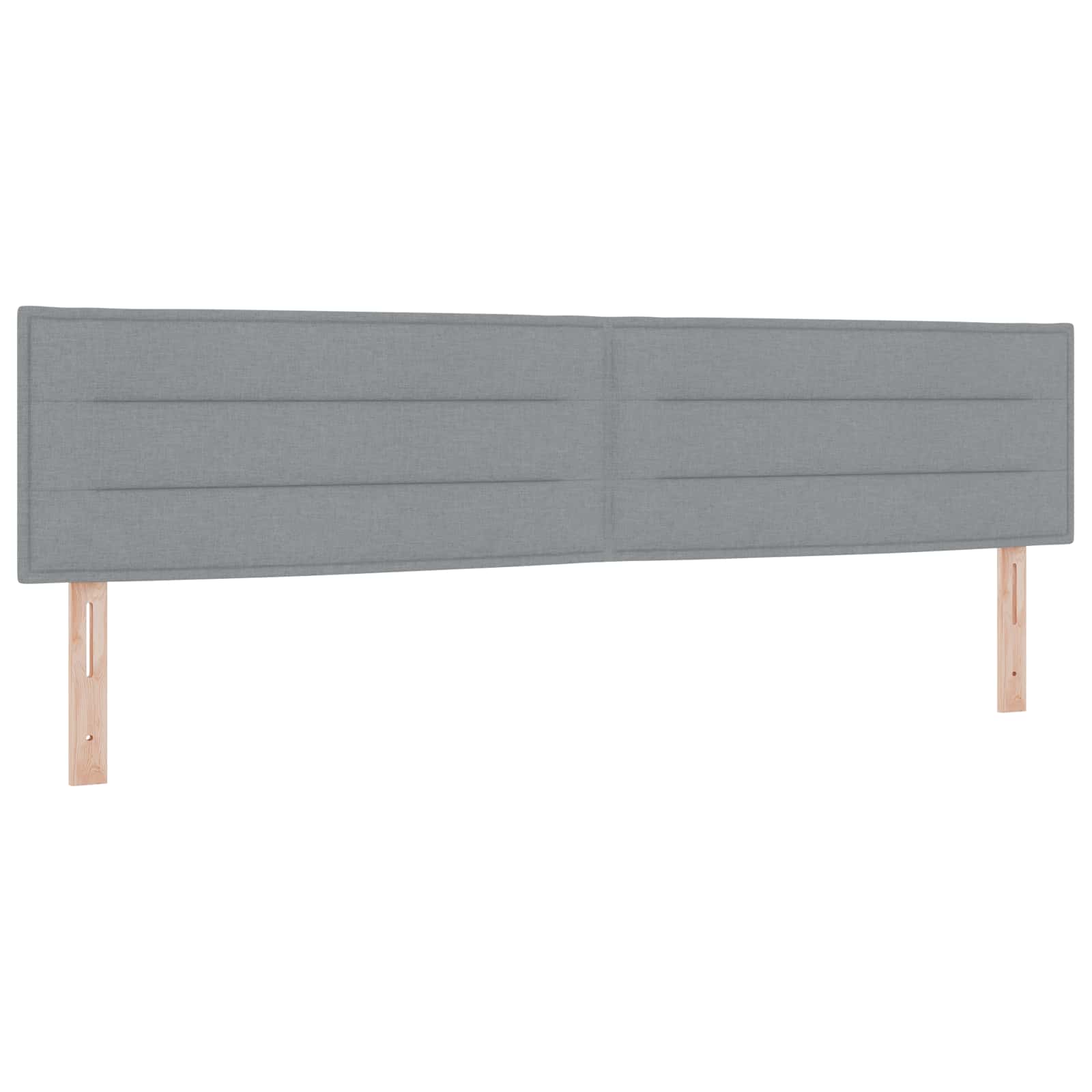 Postel Boxspring S Matrací Světle Šedá 200 X 200 Cm Textil