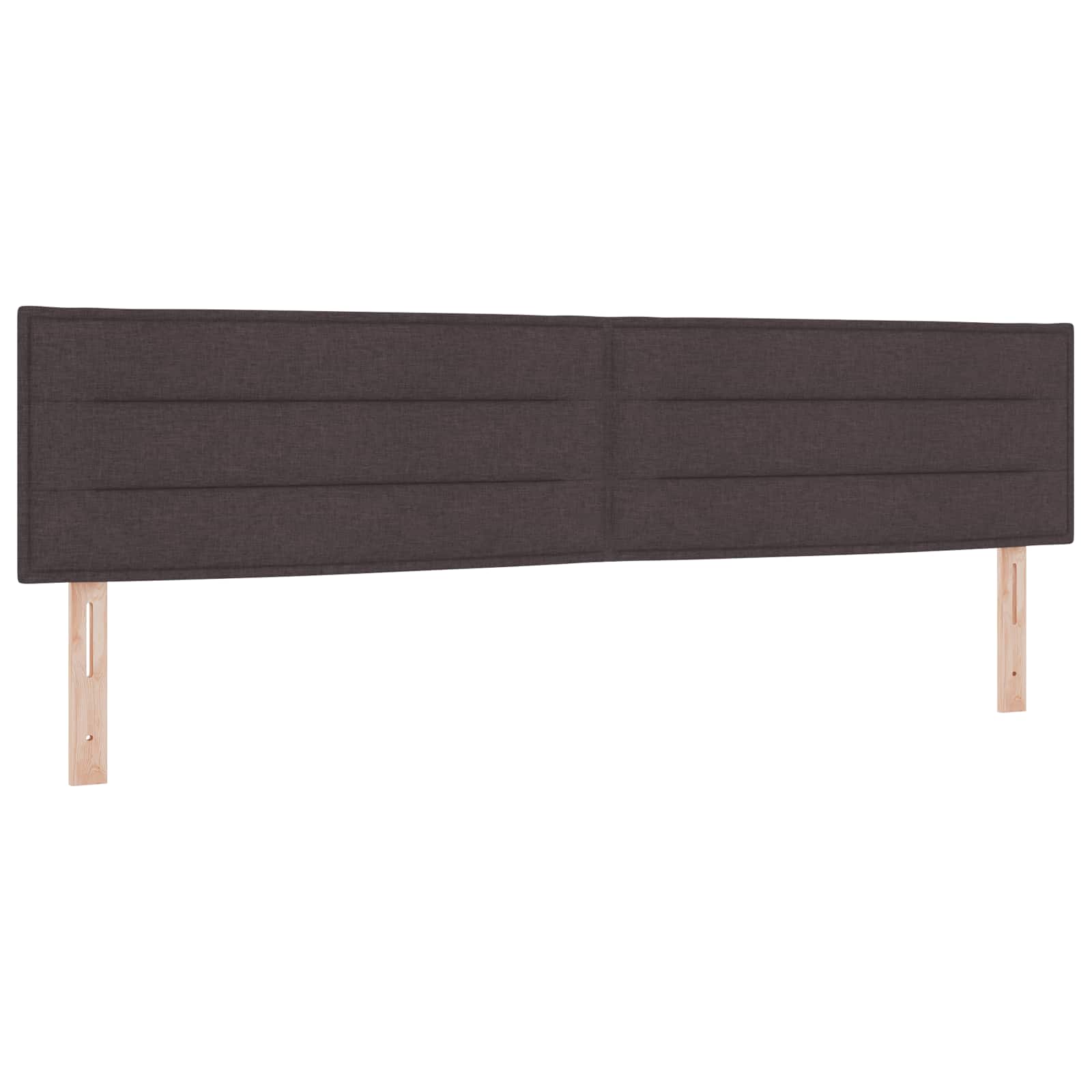 Postel Boxspring S Matrací Tmavě Hnědá 200 X 200 Cm Textil