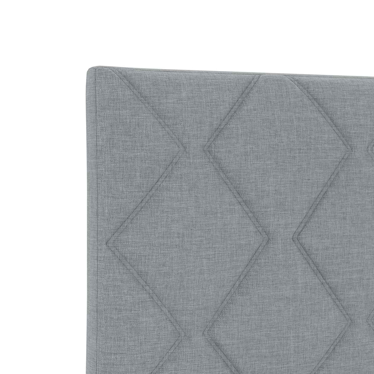 Postel Boxspring S Matrací Světle Šedá 200 X 200 Cm Textil