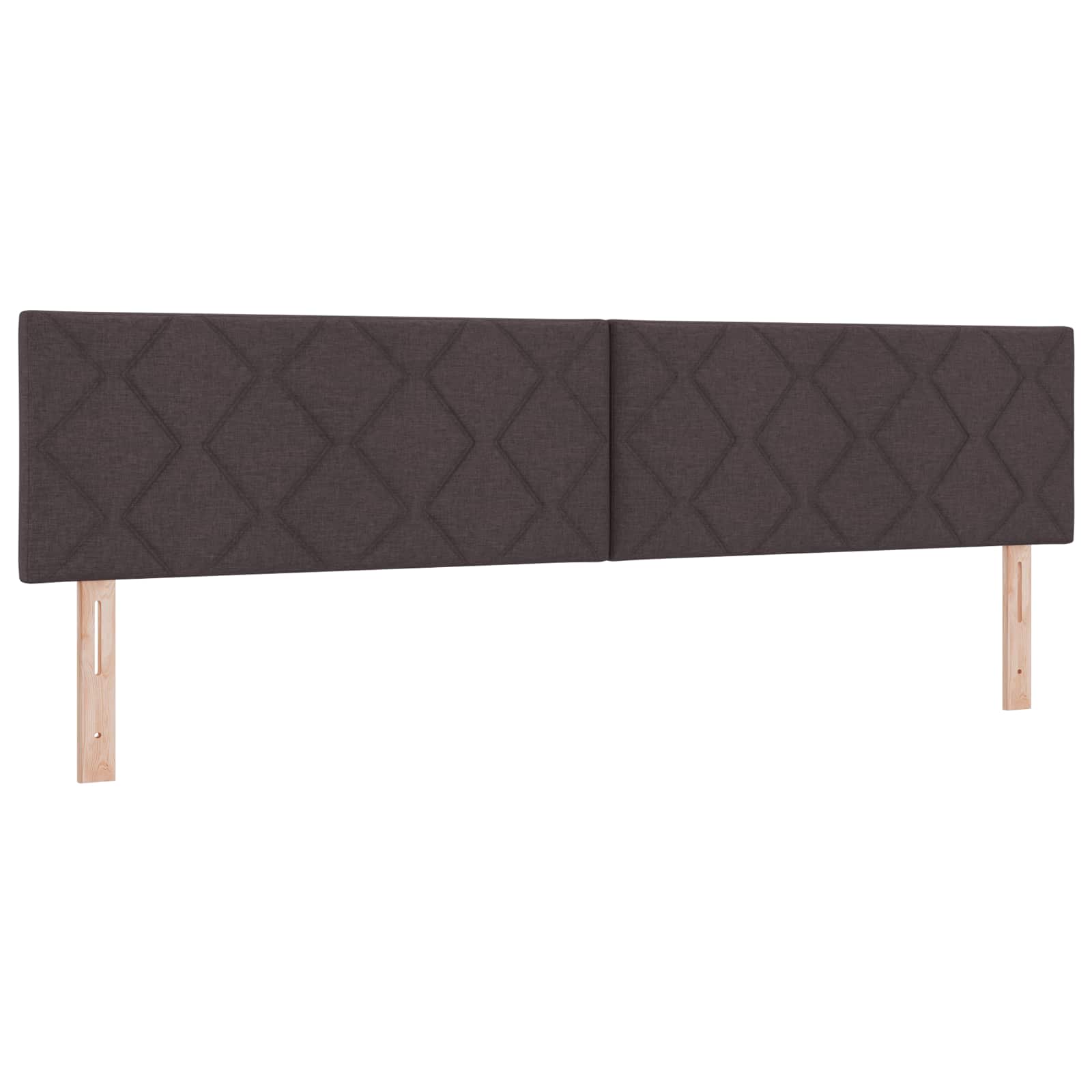 Postel Boxspring S Matrací Tmavě Hnědá 200 X 200 Cm Textil