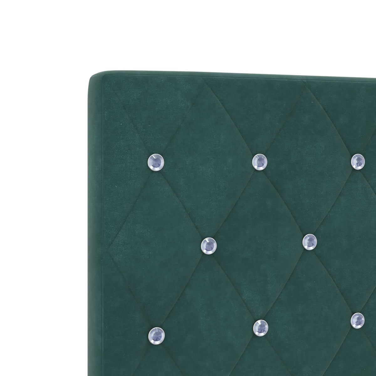 Postel Boxspring S Matrací Tmavě Zelená 80 X 200 Cm Samet