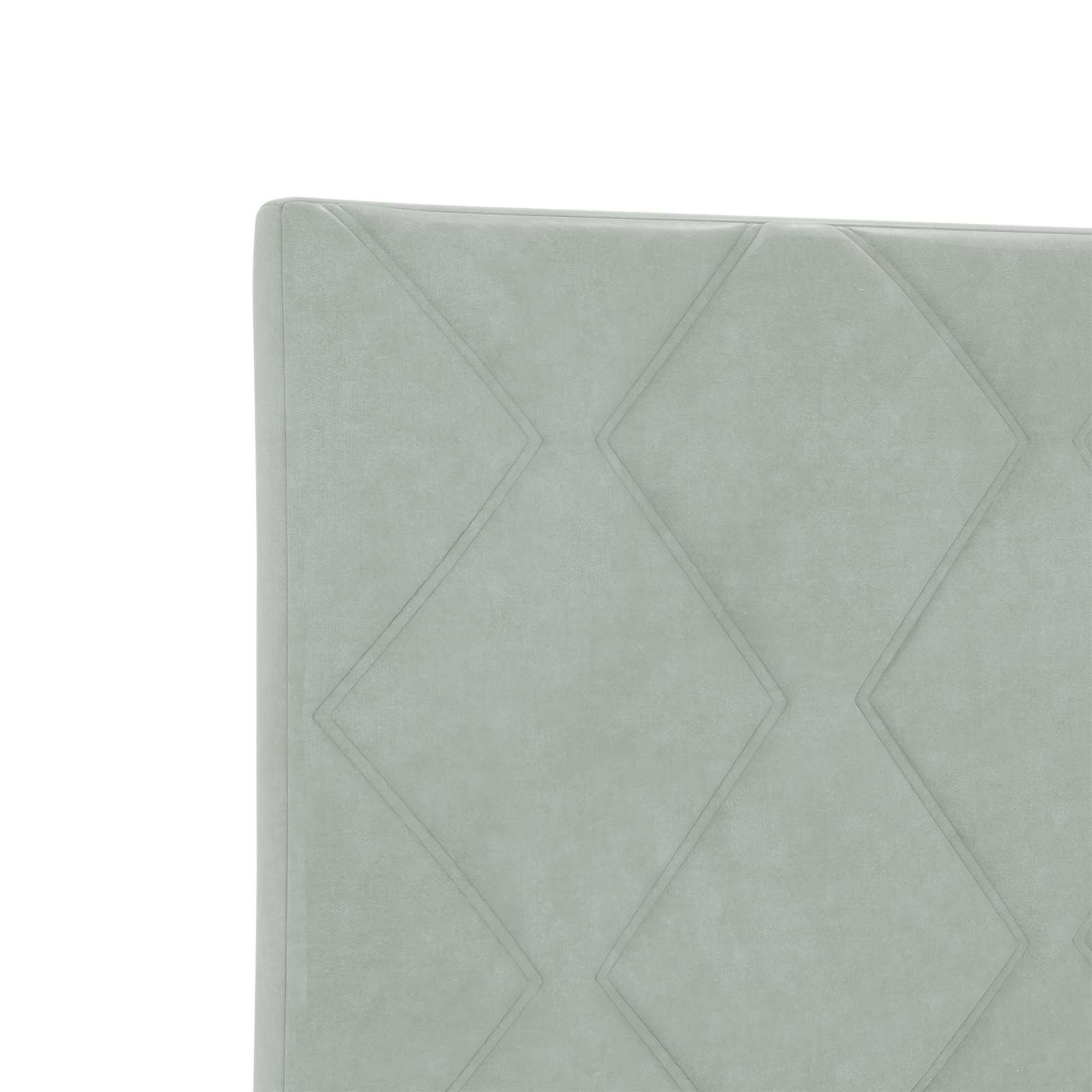 Postel Boxspring S Matrací S Čelo Světle Šedá 80 X 200 Cm Samet