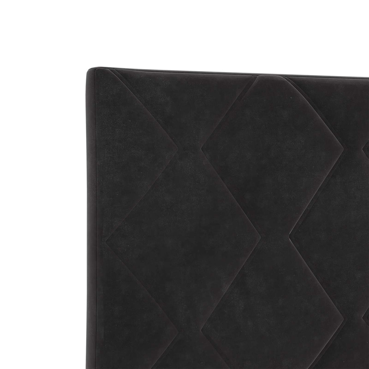 Postel Boxspring S Matrací S Čelo Černá 120 X 200 Cm Samet