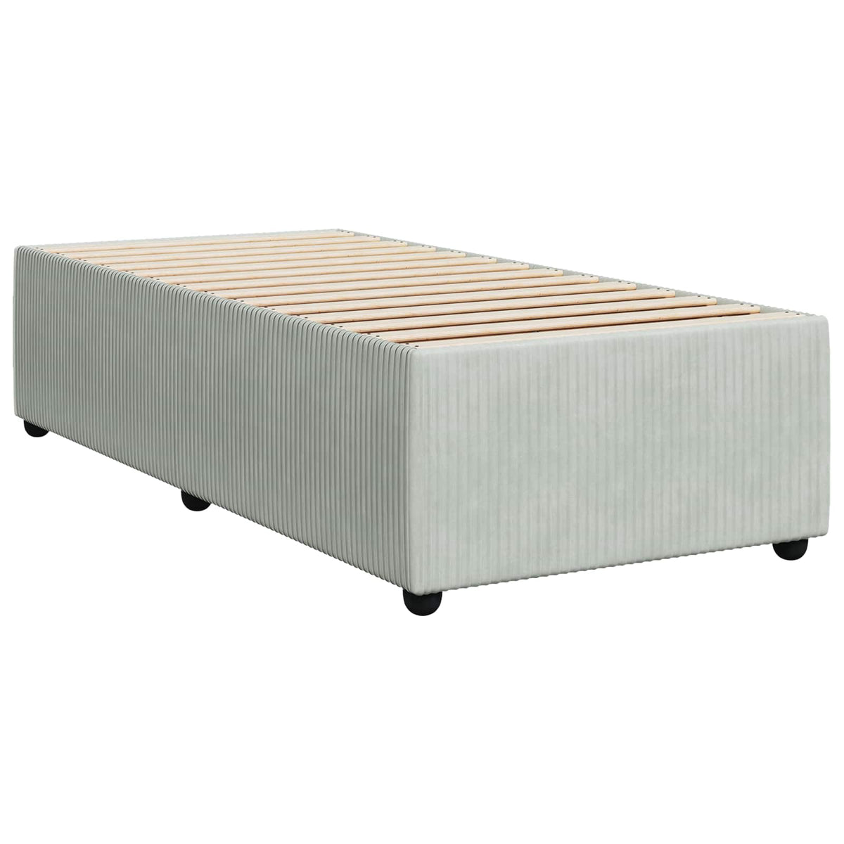 Postel Boxspring S Matrací S Čelo 90 X 190 Cm Samet