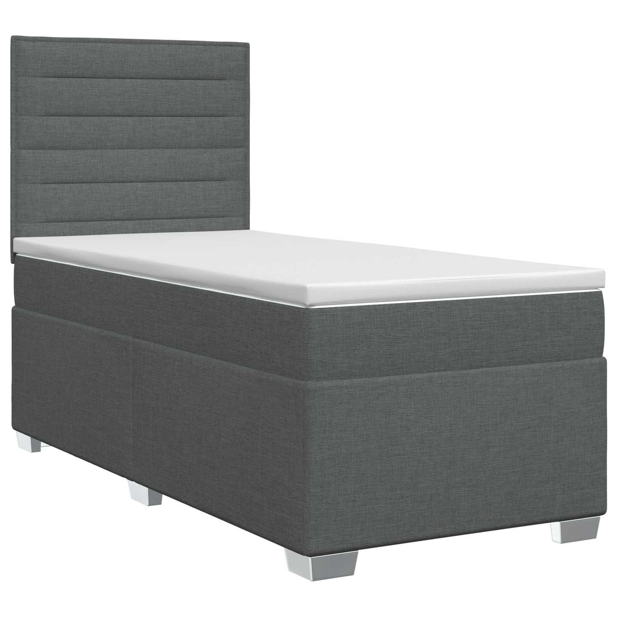 Postel Boxspring S Matrací S Čelo Textil